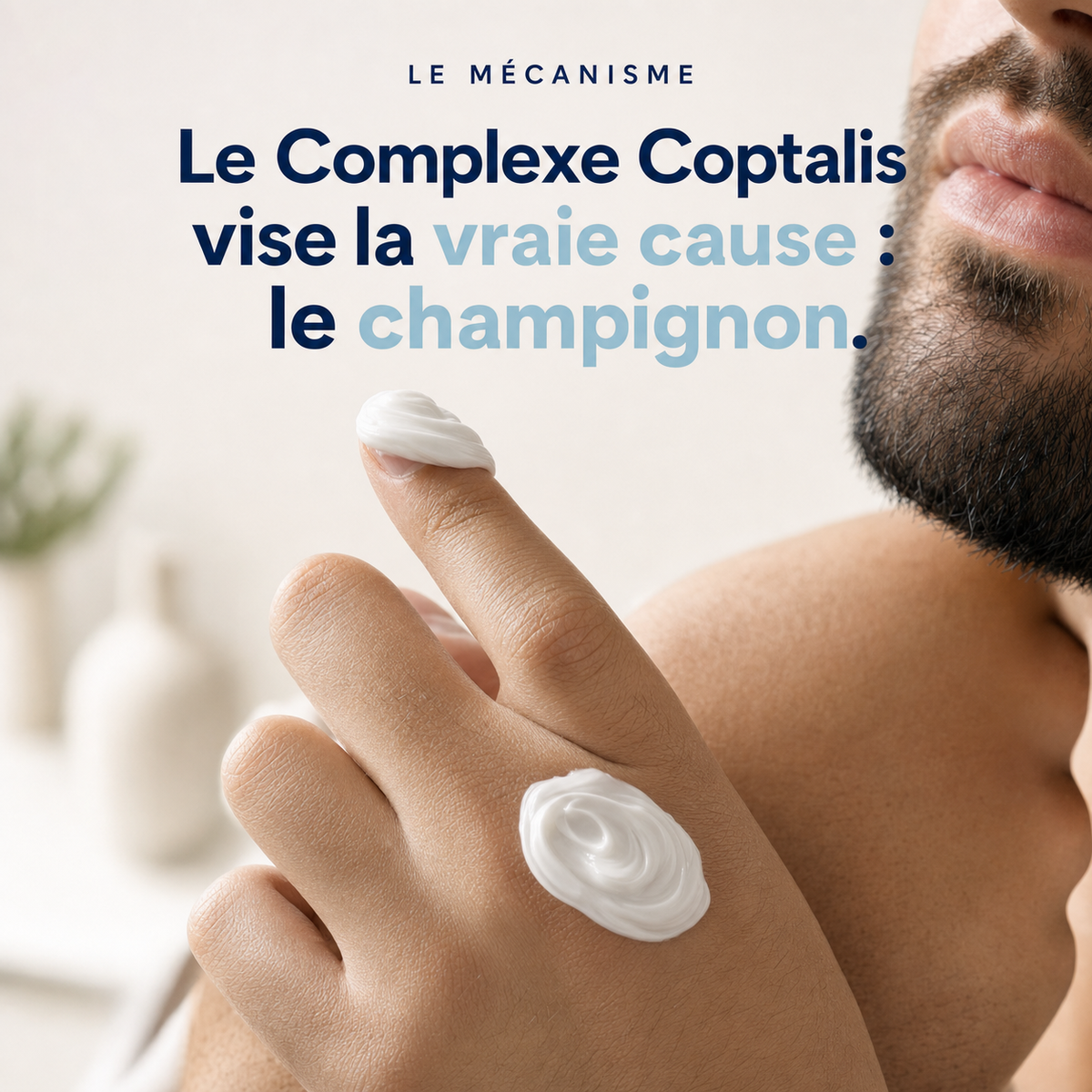 Crème anti-squames — barbe et peau